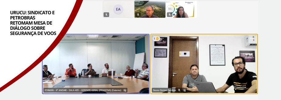 URUCU: SINDICATO E PETROBRAS RETOMAM MESA DE DIÁLOGO SOBRE SEGURANÇA DE VOOS